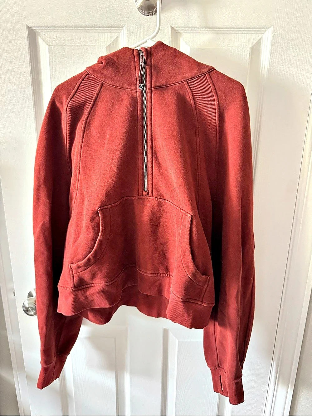 lululemon Scuba Oversized Half-Zip Hoodie Red Size XL/XXL